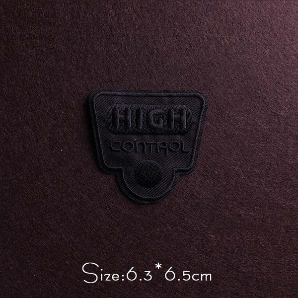 Military Tactical 'High Control | Button | 2.0' Embroidered Patch