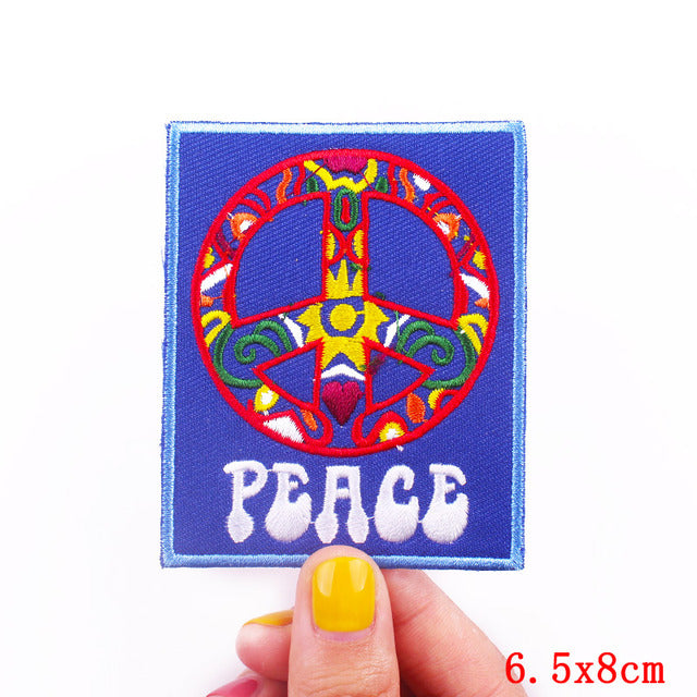 Peace 'Art Peace Symbol' Embroidered Patch