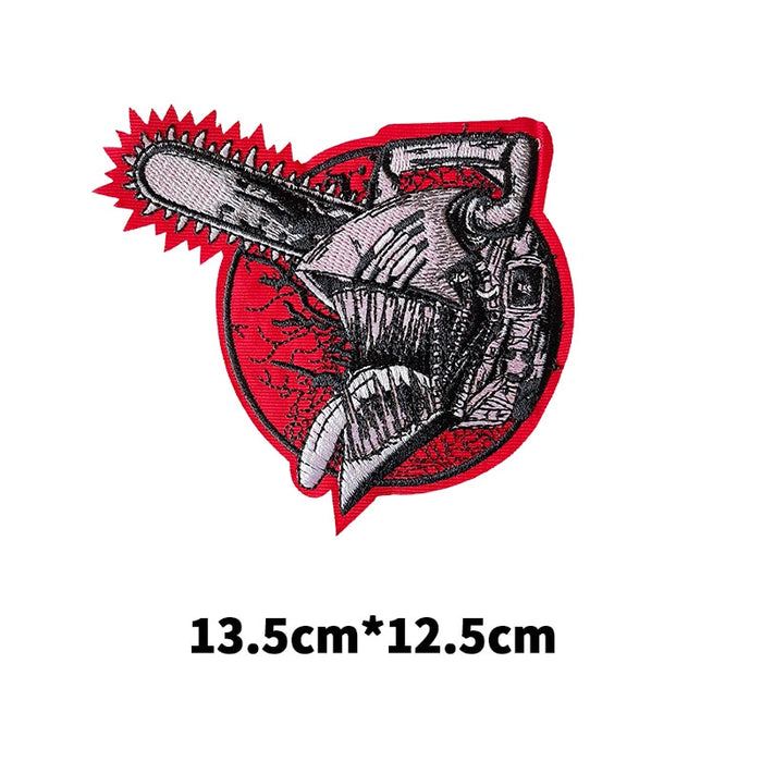 Chainsaw Man 'Denji | Devil Form Head' Embroidered Patch