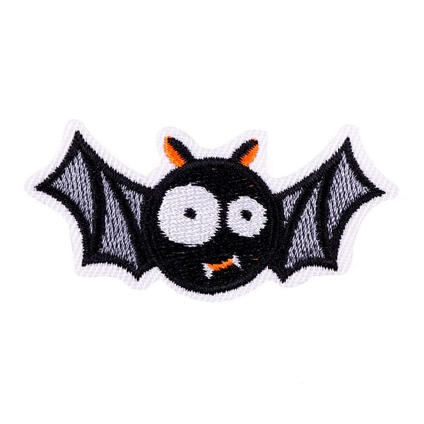 Halloween 'Black Bat | Flying' Embroidered Patch