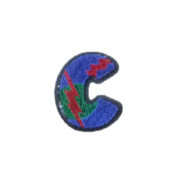 The Flash 'Letter C | Reverse-Flash' Embroidered Patch