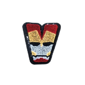 Iron Man 'Letter V' Embroidered Patch