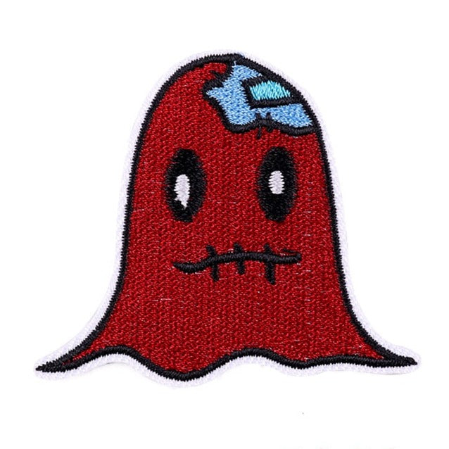Halloween 'Ghost | Injured' Embroidered Patch