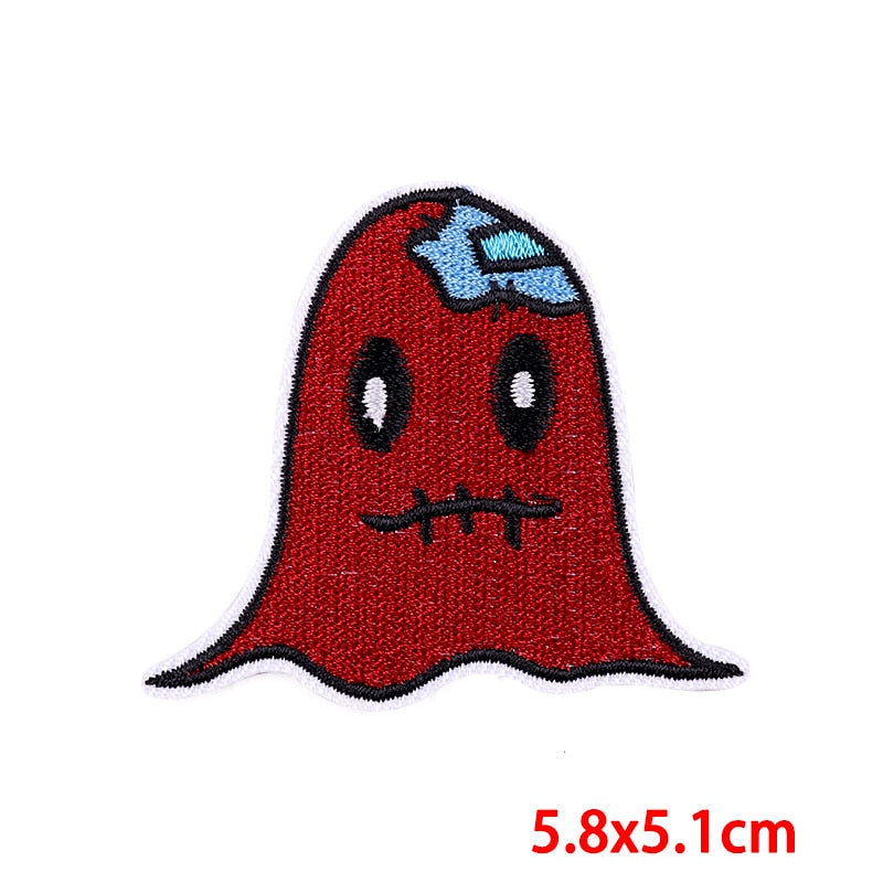 Halloween 'Ghost | Injured' Embroidered Patch