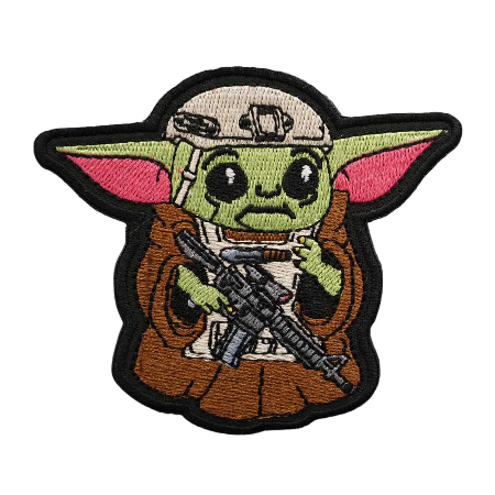 Star Wars 'Tactical Baby Yoda | Serious' Embroidered Patch