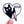 Load image into Gallery viewer, Heart Shaped &#39;Killer | Cat Holding A Bloody Knife&#39; Embroidered Patch
