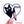 Load image into Gallery viewer, Heart Shaped &#39;Killer | Cat Holding A Bloody Knife&#39; Embroidered Patch
