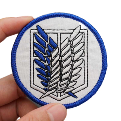 Attack on Titan 'Wings of Freedom | Round' Embroidered Patch