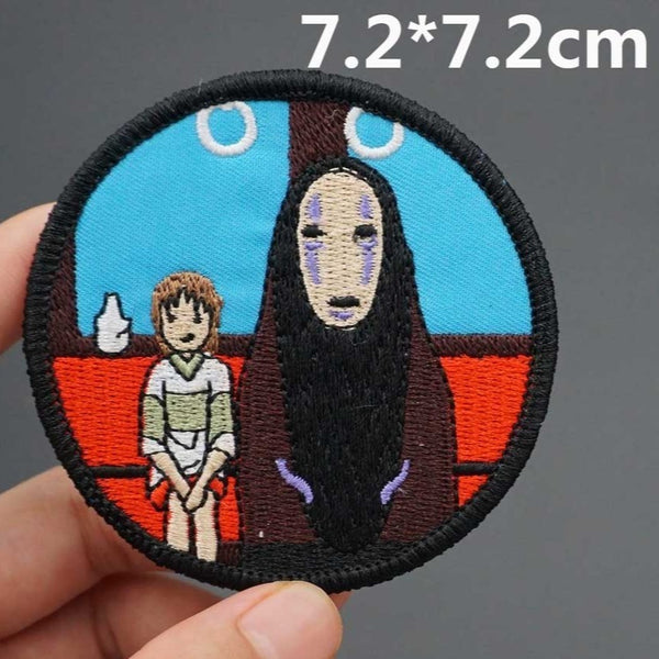 Spirited Away 'Haku and No face | 1.0' Embroidered Patch