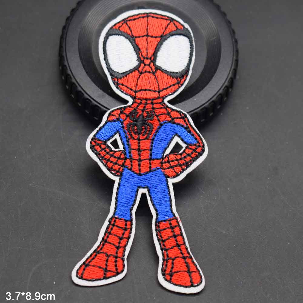 Superhero 'Spider-Man and Batman  Face-off' Embroidered Patch — Little  Patch Co