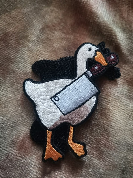 Goose 'Cleaver Knife' Embroidered Velcro Patch