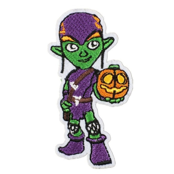 Spider-Man 'Green Goblin | Pumpkin' Embroidered Patch