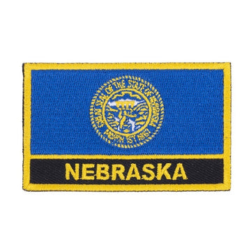 Nebraska Flag Embroidered Patch