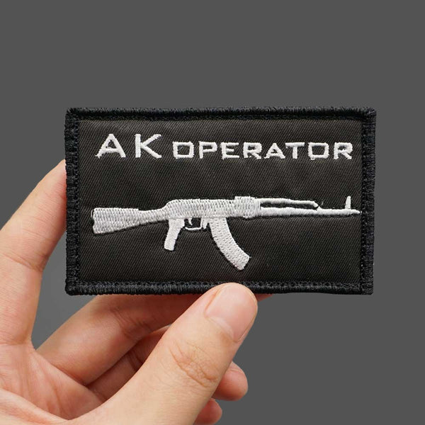 Military Tactical 'AK Operator Rifle' Embroidered Patch