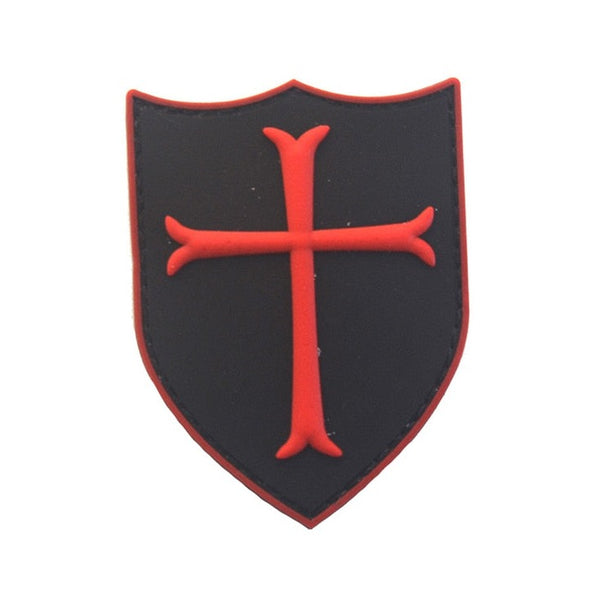 Cool 'Crusader Shield | 2.0' PVC Rubber Velcro Patch