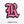 Load image into Gallery viewer, Gothic Font &#39;Letter R | Pink&#39; Embroidered Patch
