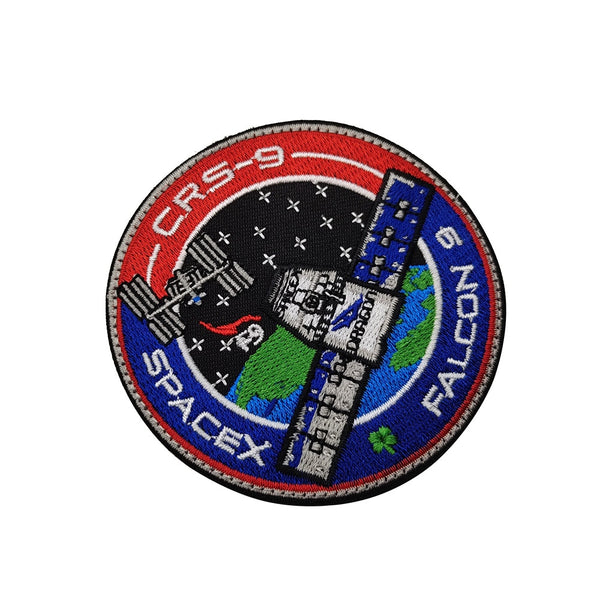 Falcon 9 Dragon 'SpaceX | CRS-9' Embroidered Velcro Patch