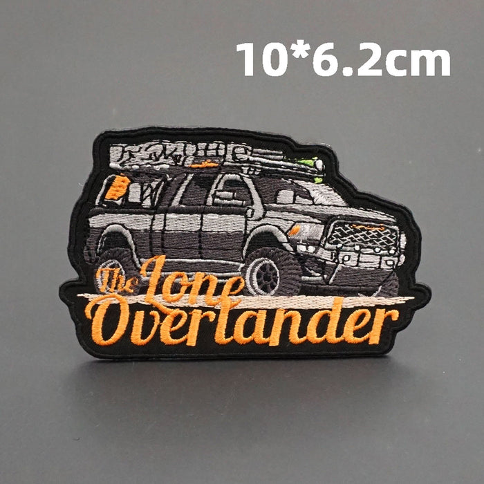 The Lone Overlander 'Side View' Embroidered Patch