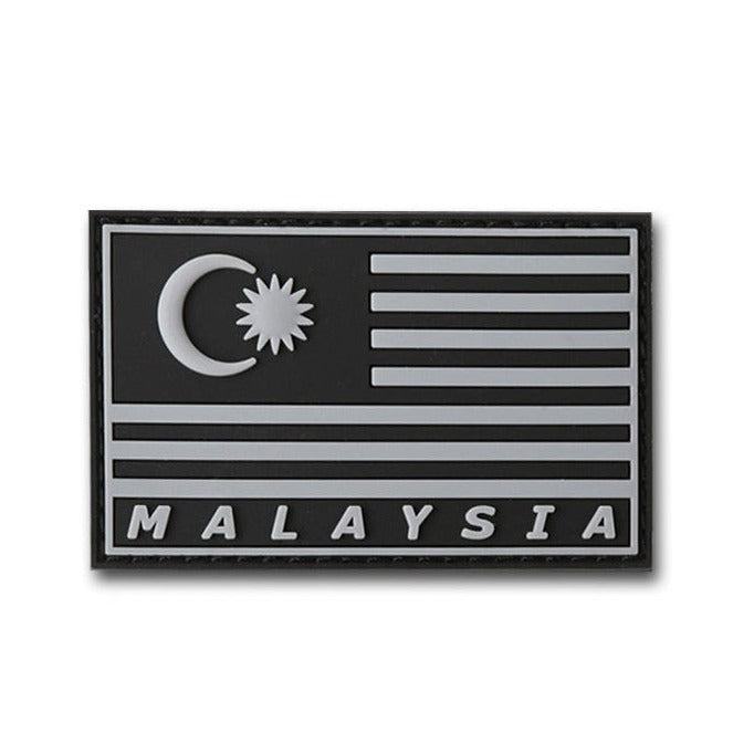 Malaysia Flag '3.0' PVC Rubber Velcro Patch