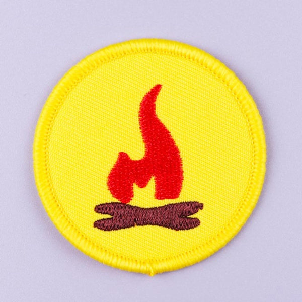 Boy Scout Badge 'Bonfire' Embroidered Patch