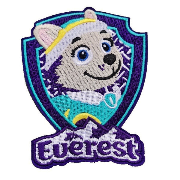 PAW Patrol 'Everest | Purple Shield' Embroidered Patch