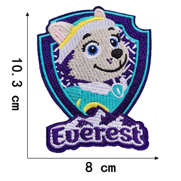 PAW Patrol 'Everest | Purple Shield' Embroidered Patch