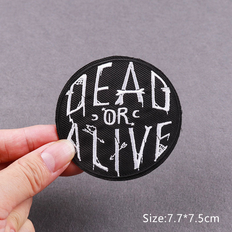 Cool 'Dead Or Alive' Embroidered Patch