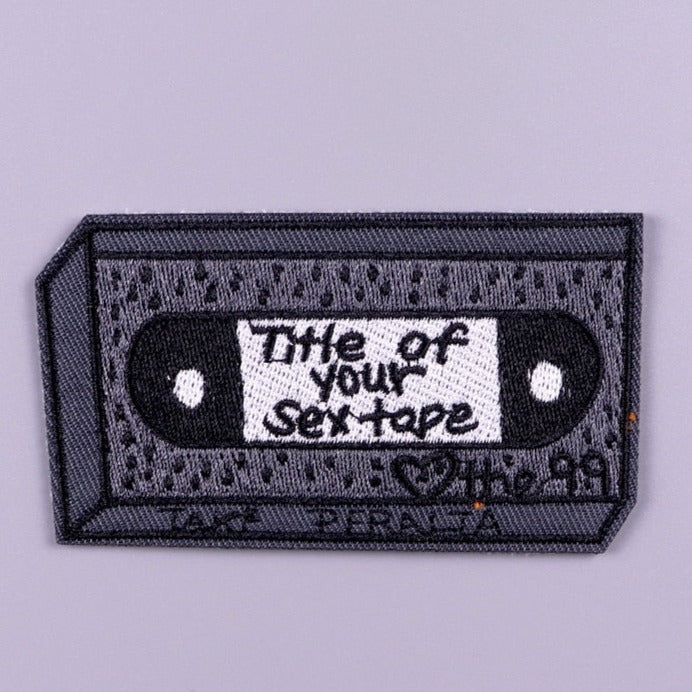 VHS 'Title Of Your S** Tape' Embroidered Patch