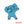 Load image into Gallery viewer, Cute &#39;Blue Elephant | Dabbing&#39; Embroidered Patch
