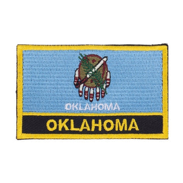 Oklahoma Flag Embroidered Patch