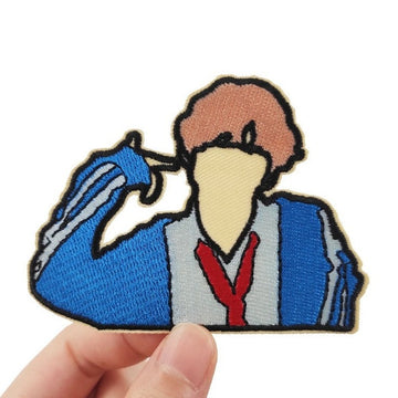 BTS ‘Kim Tae-Hyung | No Face' Embroidered Velcro Patch