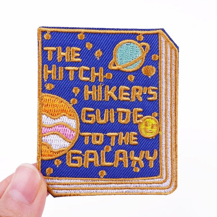 Books 'The Hitch Hiker's Guide To The Galaxy' Embroidered Patch