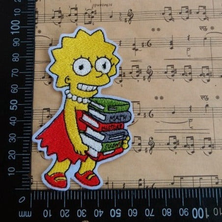 The Simpsons 'Lisa | Carrying Books' Embroidered Patch