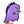 Load image into Gallery viewer, Cute &#39;Purple Dinosaur | Knife&#39; Embroidered Patch
