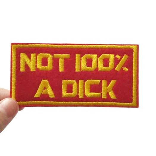 Guardians of the Galaxy 'Not 100% A D*ck' Embroidered Patch