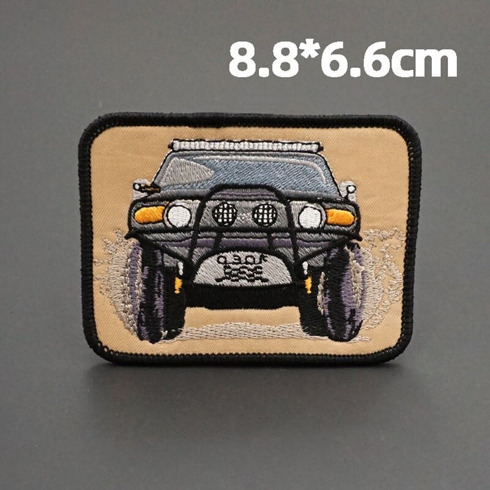 Off-Road Vehicles 'FJ Cruiser | Winch Bumper' Embroidered Patch