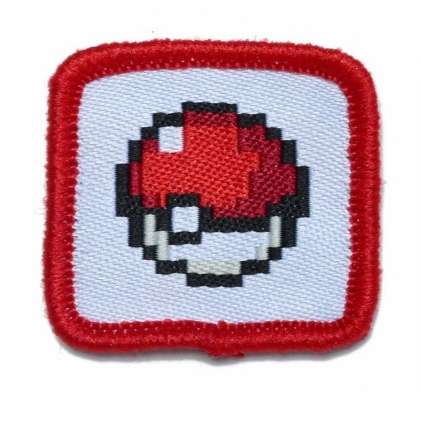 Pokemon 'Cute Pixel Pokeball' Embroidered Patch