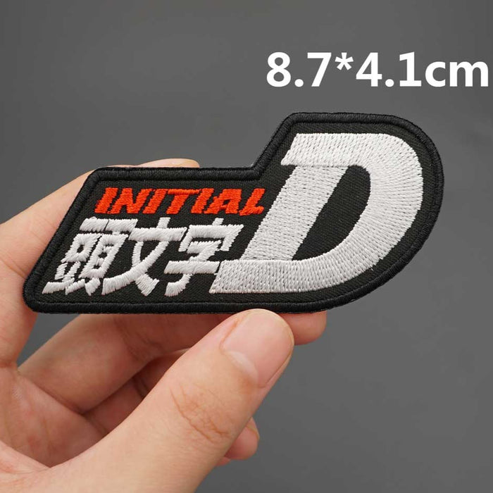Initial D 'Logo' Embroidered Patch