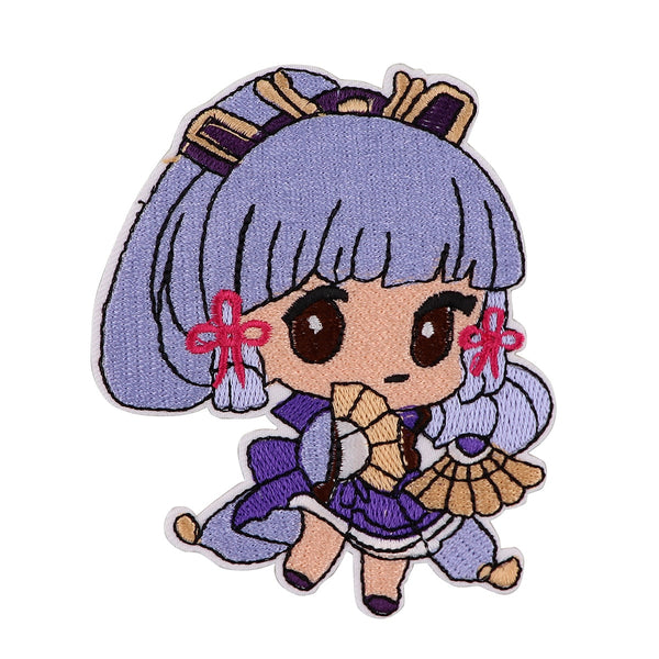 Genshin Impact 'Chibi Kamisato Ayaka | Shy' Embroidered Patch