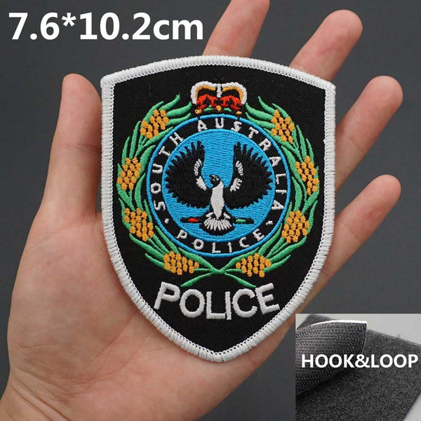 Emblem 'South Australia Police | Coat of Arms' Embroidered Velcro Patch