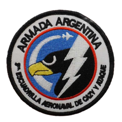 Emblem '3rd Air Naval Fighter Attack Squadron' Embroidered Velcro Patch