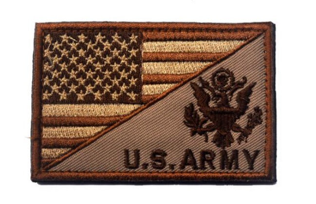 American Flag 'U.S. Army | Emblem | 5.0' Embroidered Velcro Patch