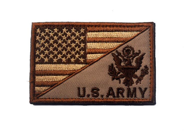 American Flag 'U.S. Army | Emblem | 5.0' Embroidered Velcro Patch