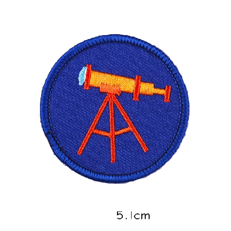 Boy Scout Badge 'Telescope' Embroidered Patch