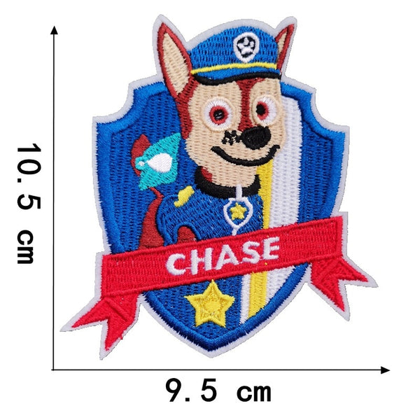 PAW Patrol 'Chase | Blue Shield' Embroidered Patch