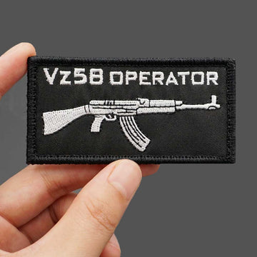 Military Tactical 'Vz58 Operator Rifle' Embroidered Patch