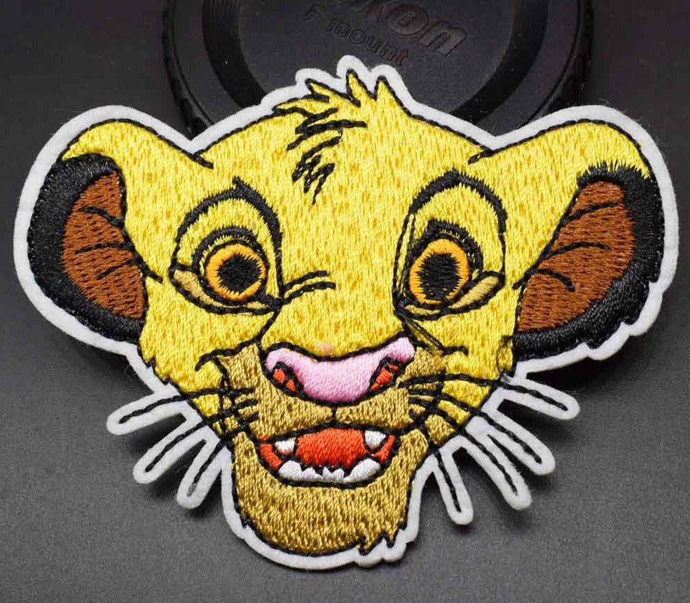 The Lion King 'Baby Simba Head' Embroidered Patch — Little Patch Co