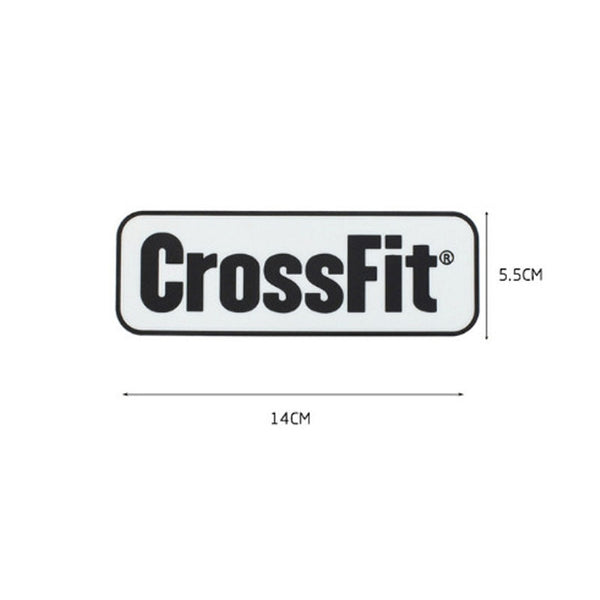 Military Tactical 'CrossFit' PVC Rubber Velcro Patch