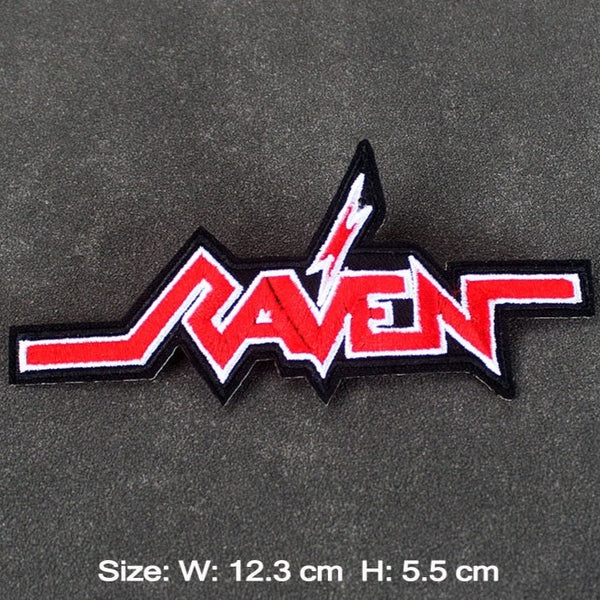 Music 'Raven' Embroidered Patch