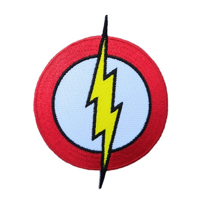 The Flash 'Comic Logo | 1.0' Embroidered Patch — Little Patch Co